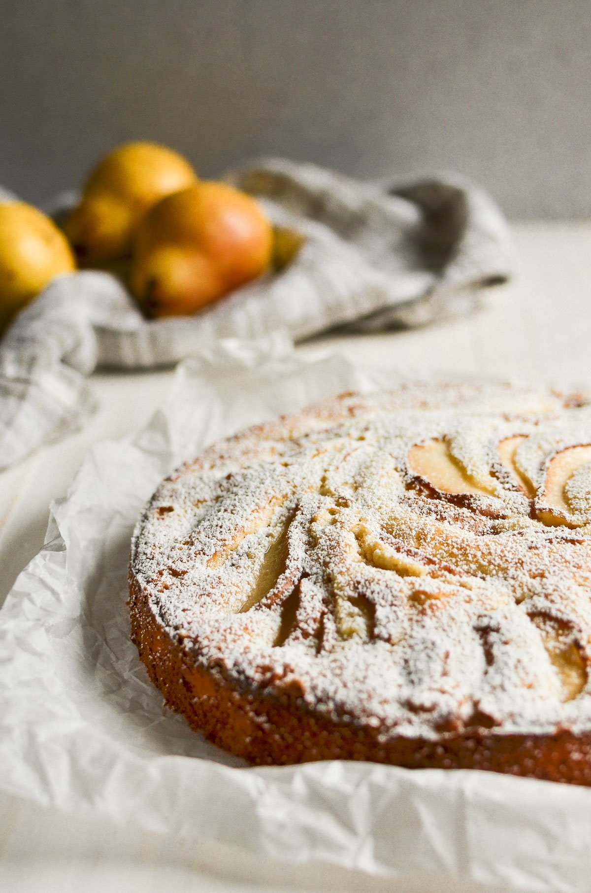 Fresh Ginger and Pear Cake - The Smart Baker Blog