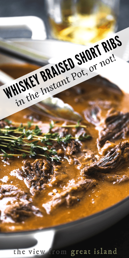 Irish Whiskey Braised Short Ribs (Instant Pot Recipe) • The View from ...