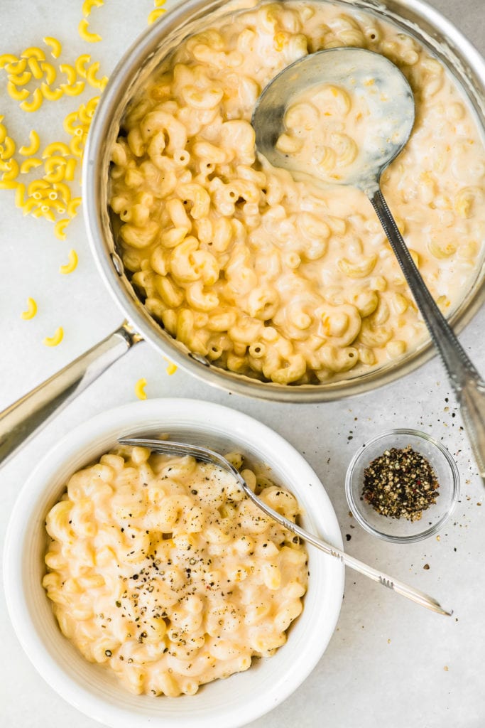 no-recipe mac and cheese!