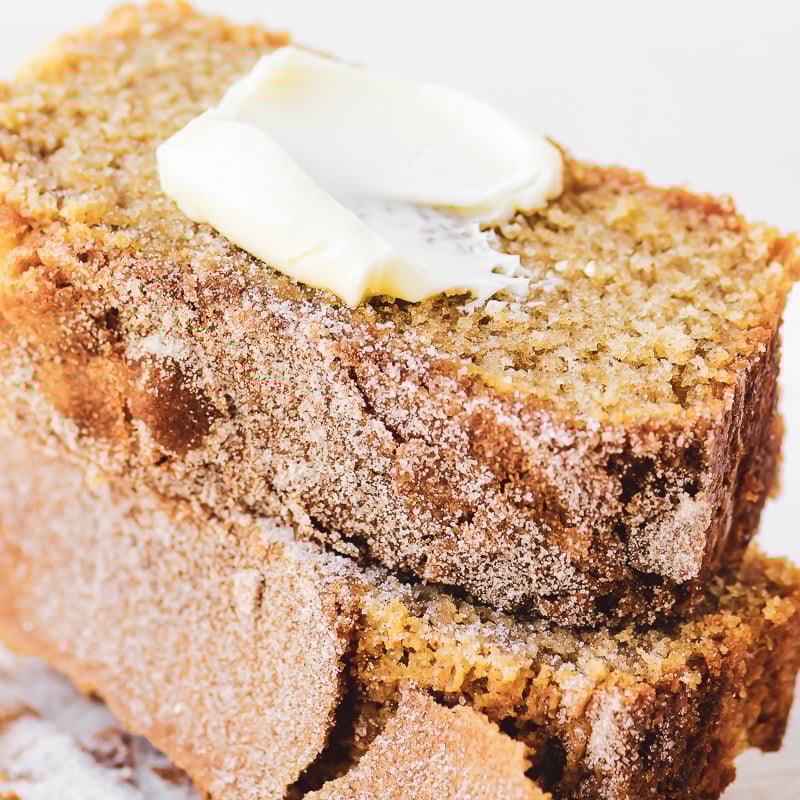 Amish Cinnamon Bread • no knead, no yeast!