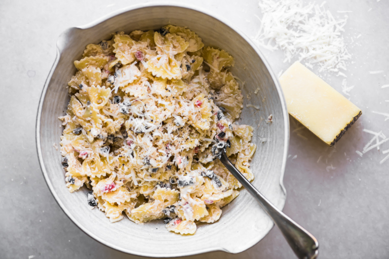 Asiago Pasta Salad Recipe • The View from Great Island