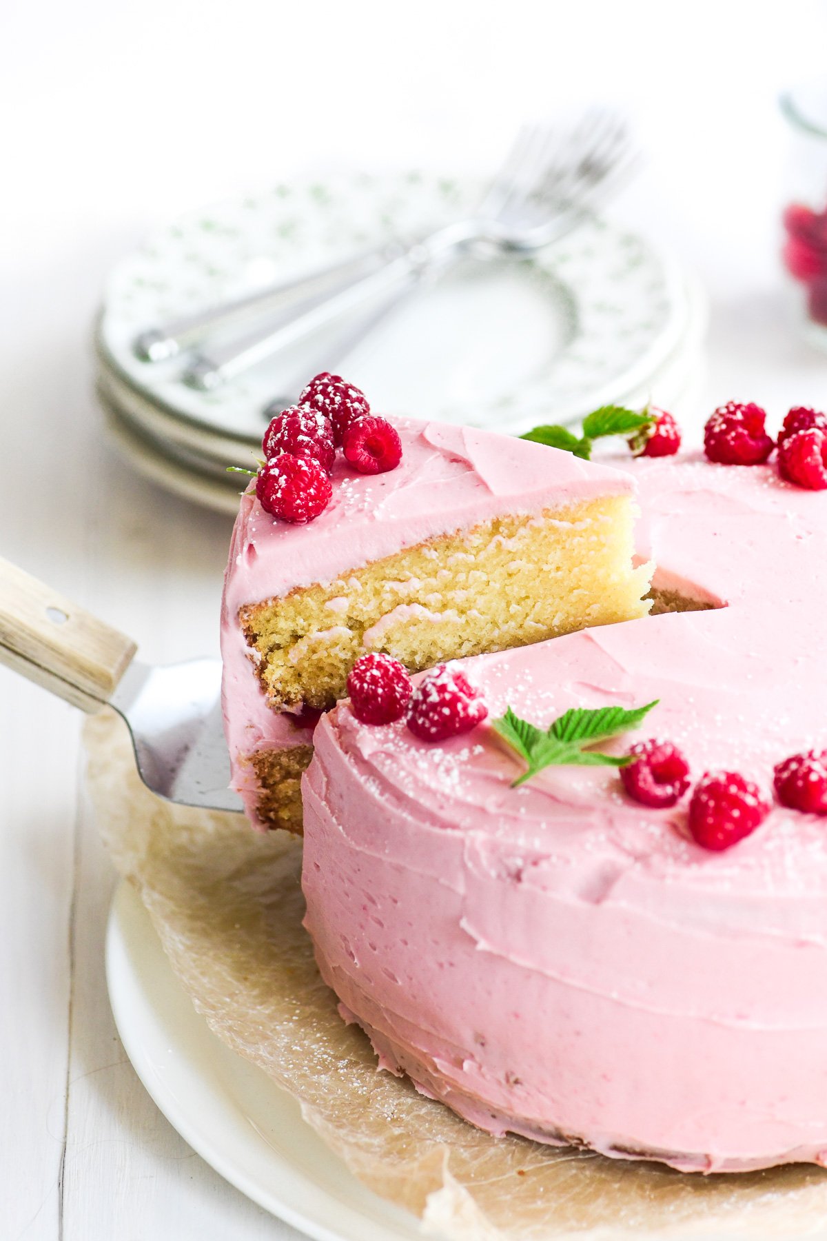 Vanilla Cake With Raspberry Buttercream The View From Great Island