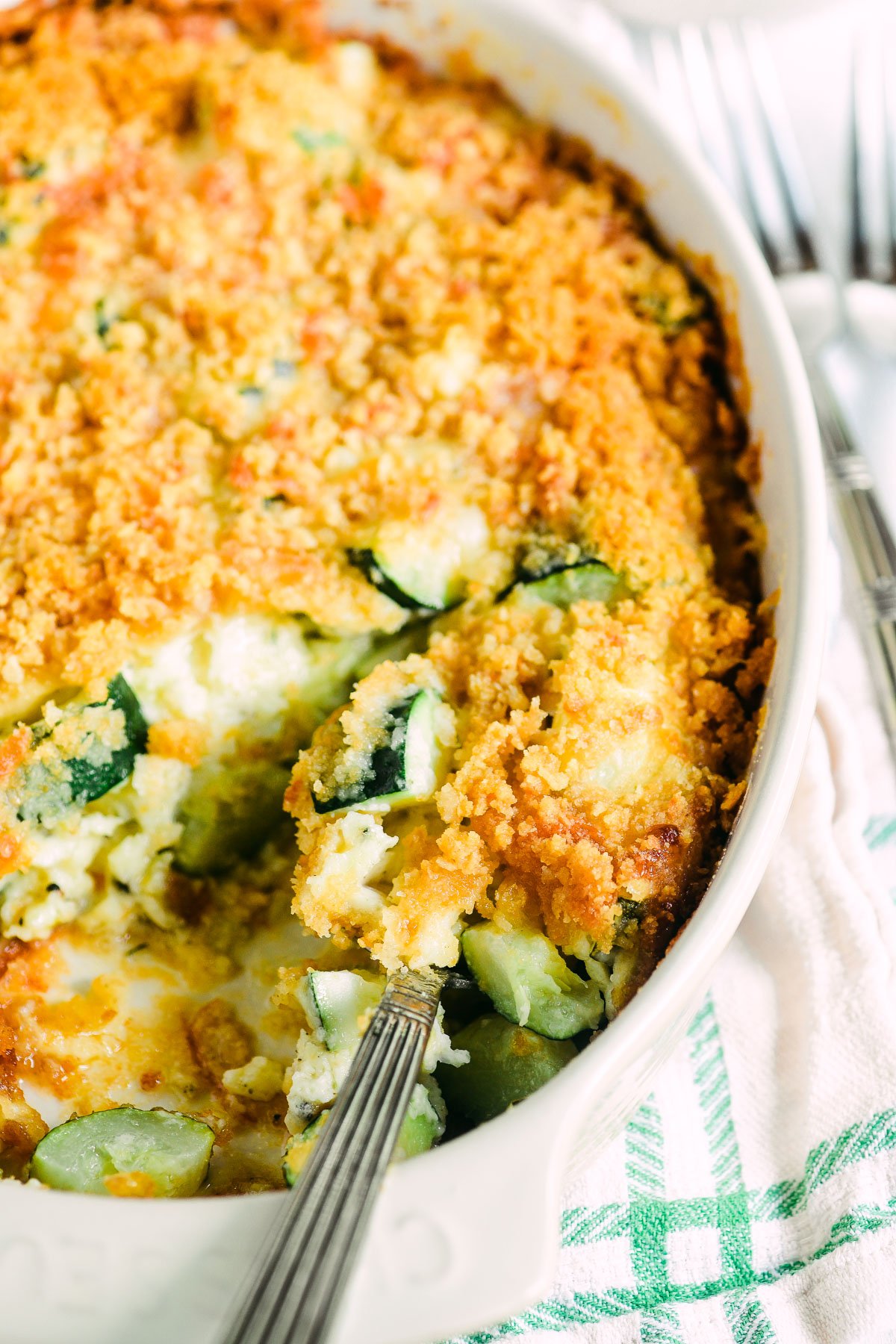 Cheesy Zucchini Casserole • The View from Great Island