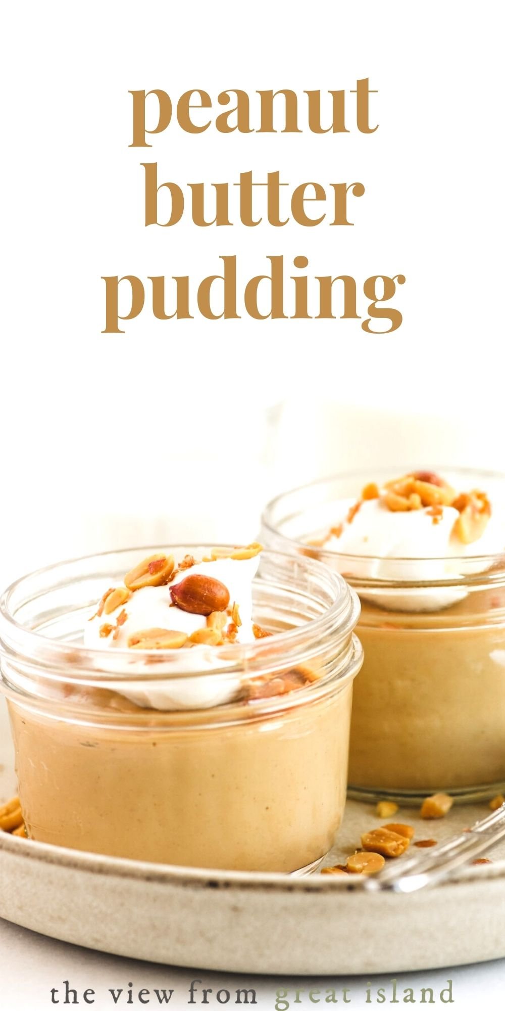 Heavenly Peanut Butter Pudding • The View from Great Island