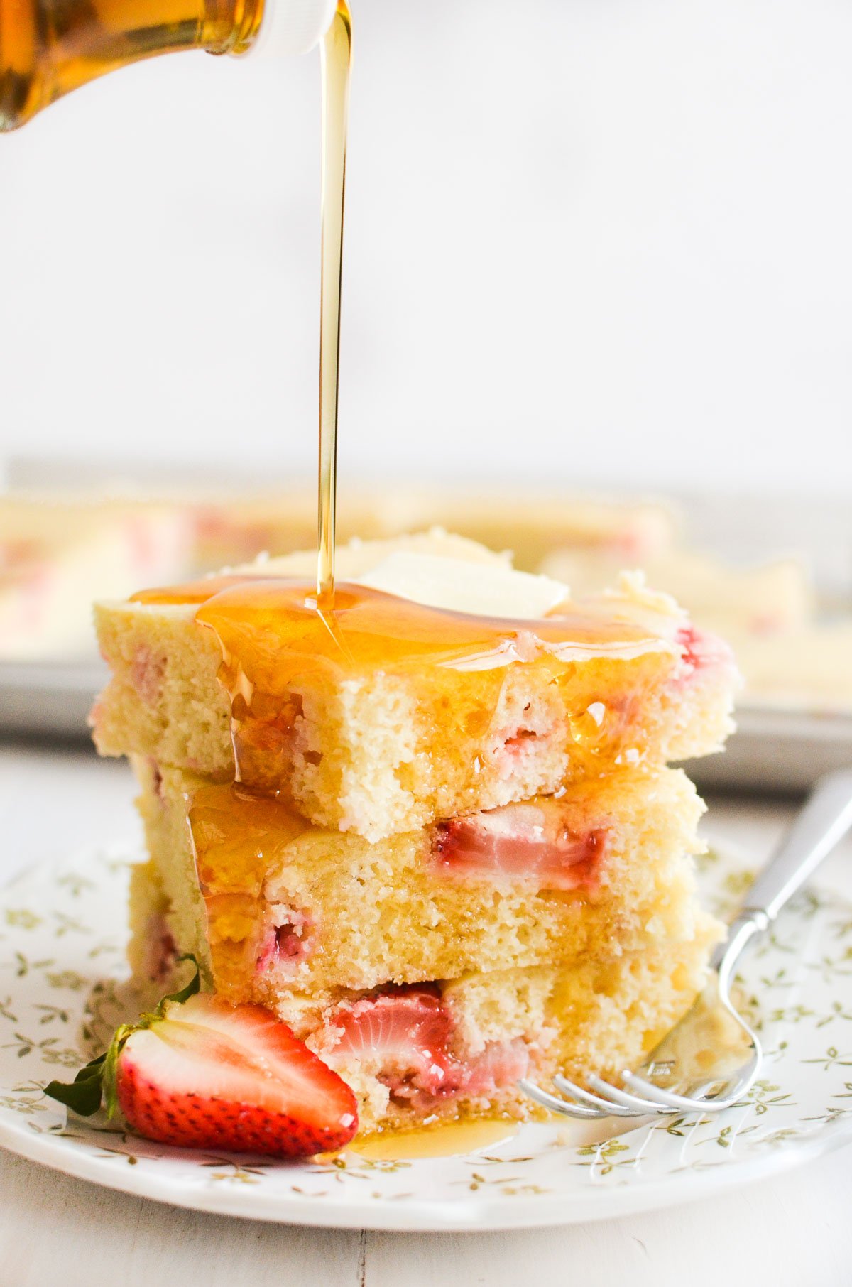 Strawberry Sheet-Pan Pancakes