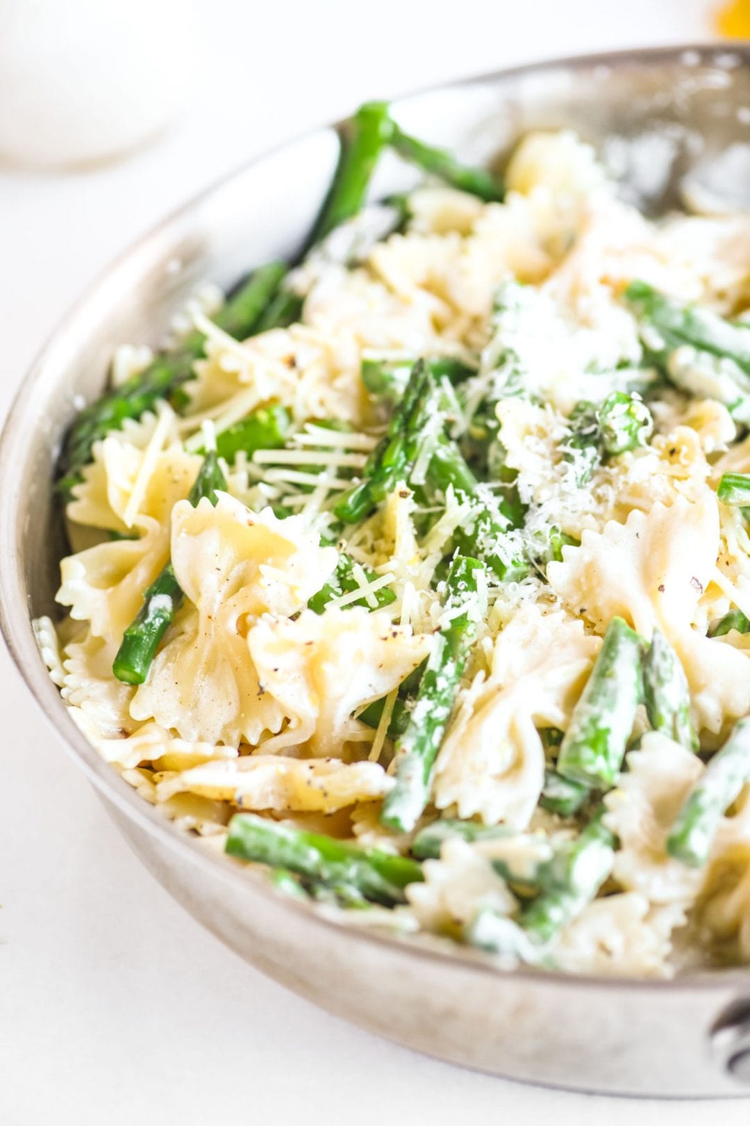 Creamy Lemon Asparagus Pasta • The View from Great Island