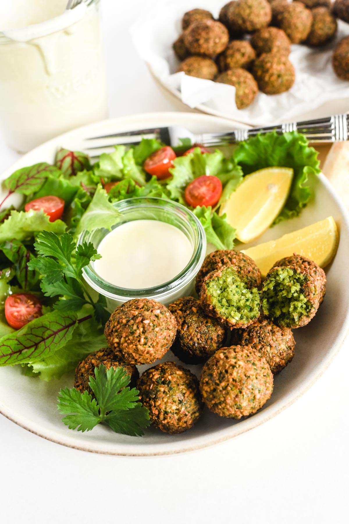 30-Minute Homemade Crispy Falafel - Fork in the Kitchen