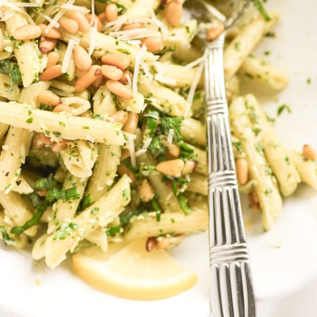 Lemon Basil Pasta Salad • The View from Great Island