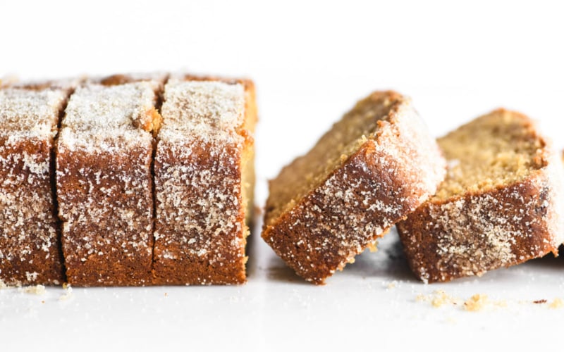 apple cider doughnut loaf cake