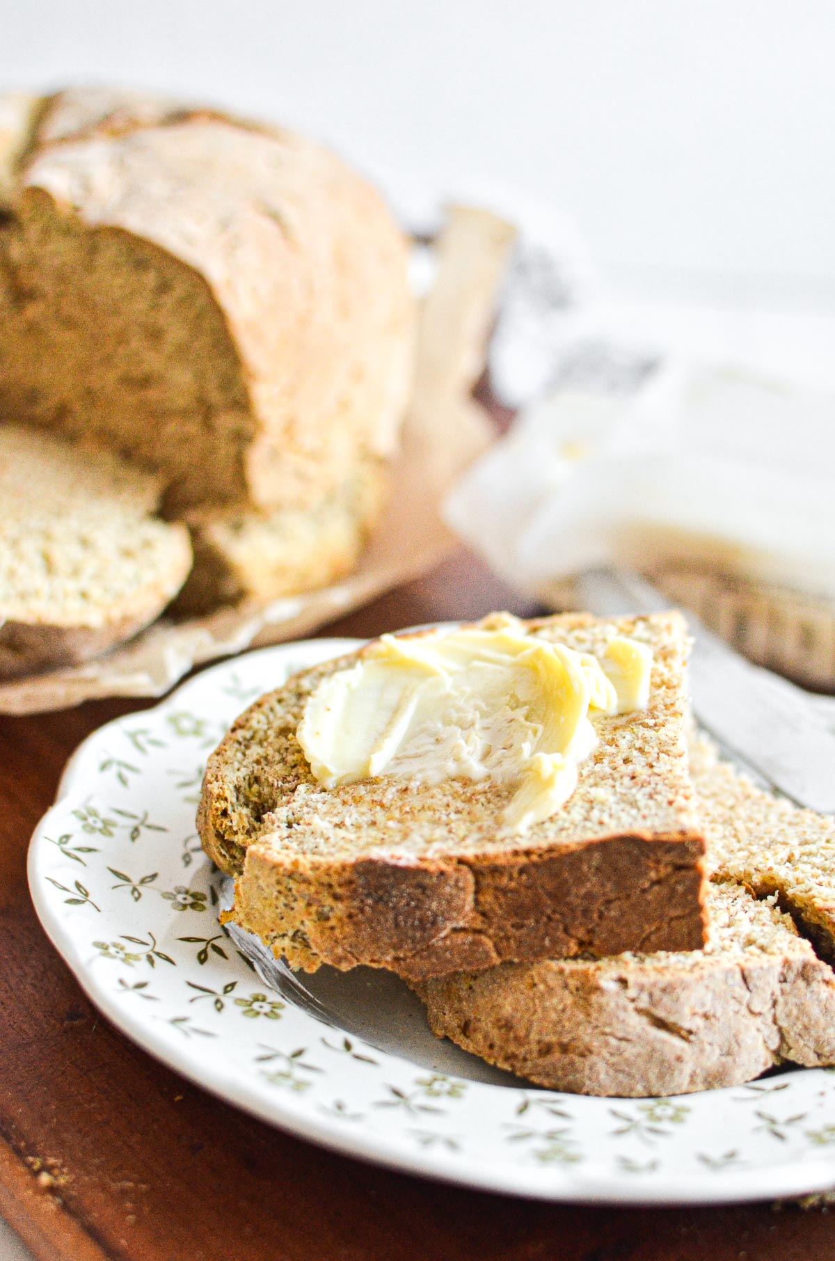 Rustic Bread Baked in a Cast Iron Skillet - 1840 Farm