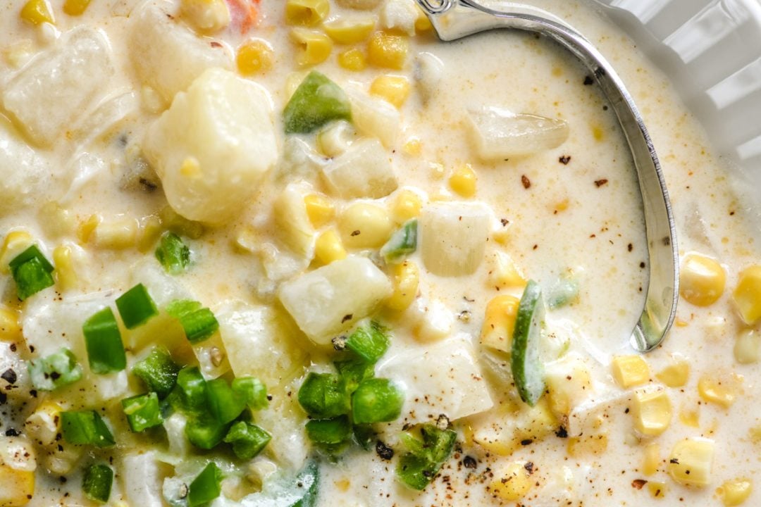 Jalapeño Corn Chowder • The View from Great Island