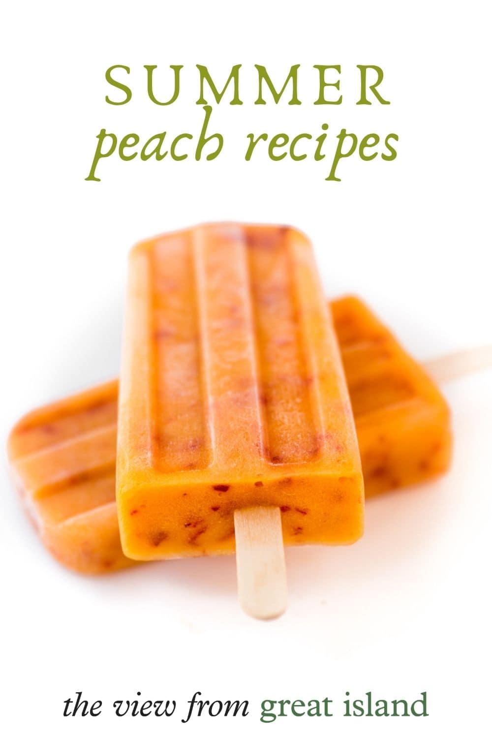 peach recipes pin.