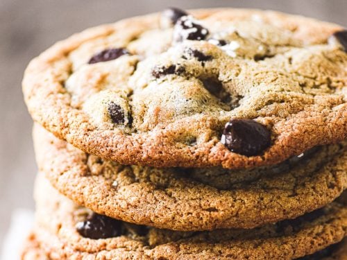 Buckwheat Cardamom Chocolate Chip Cookies • deliciously different!