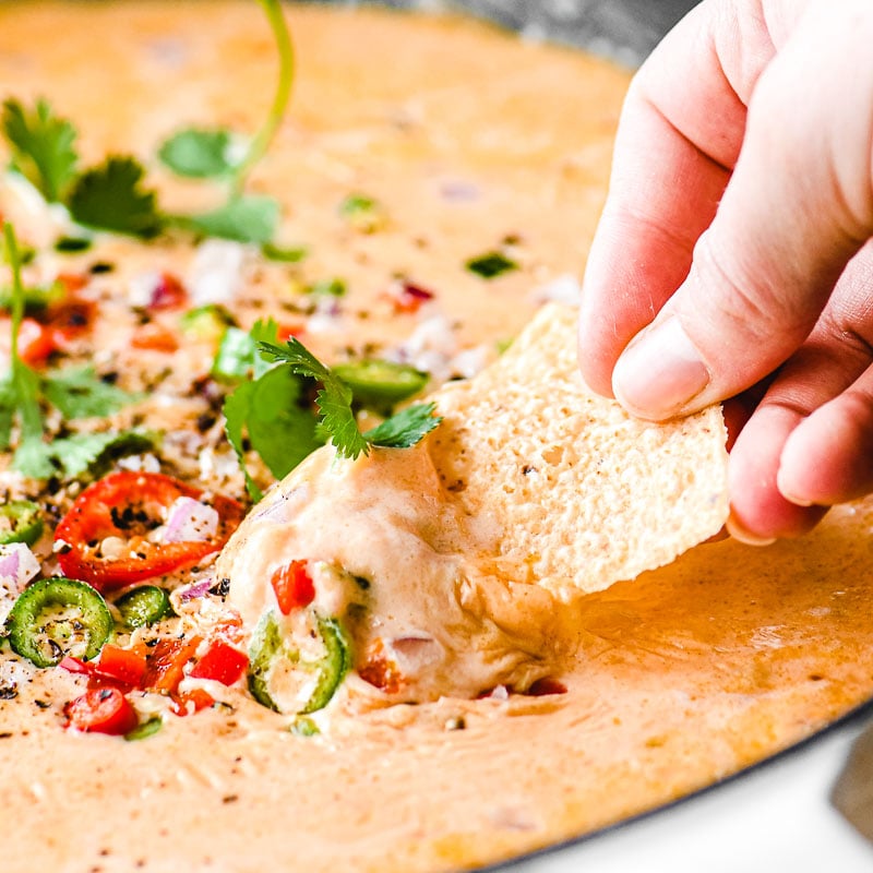 Queso Dip easy foolproof recipe