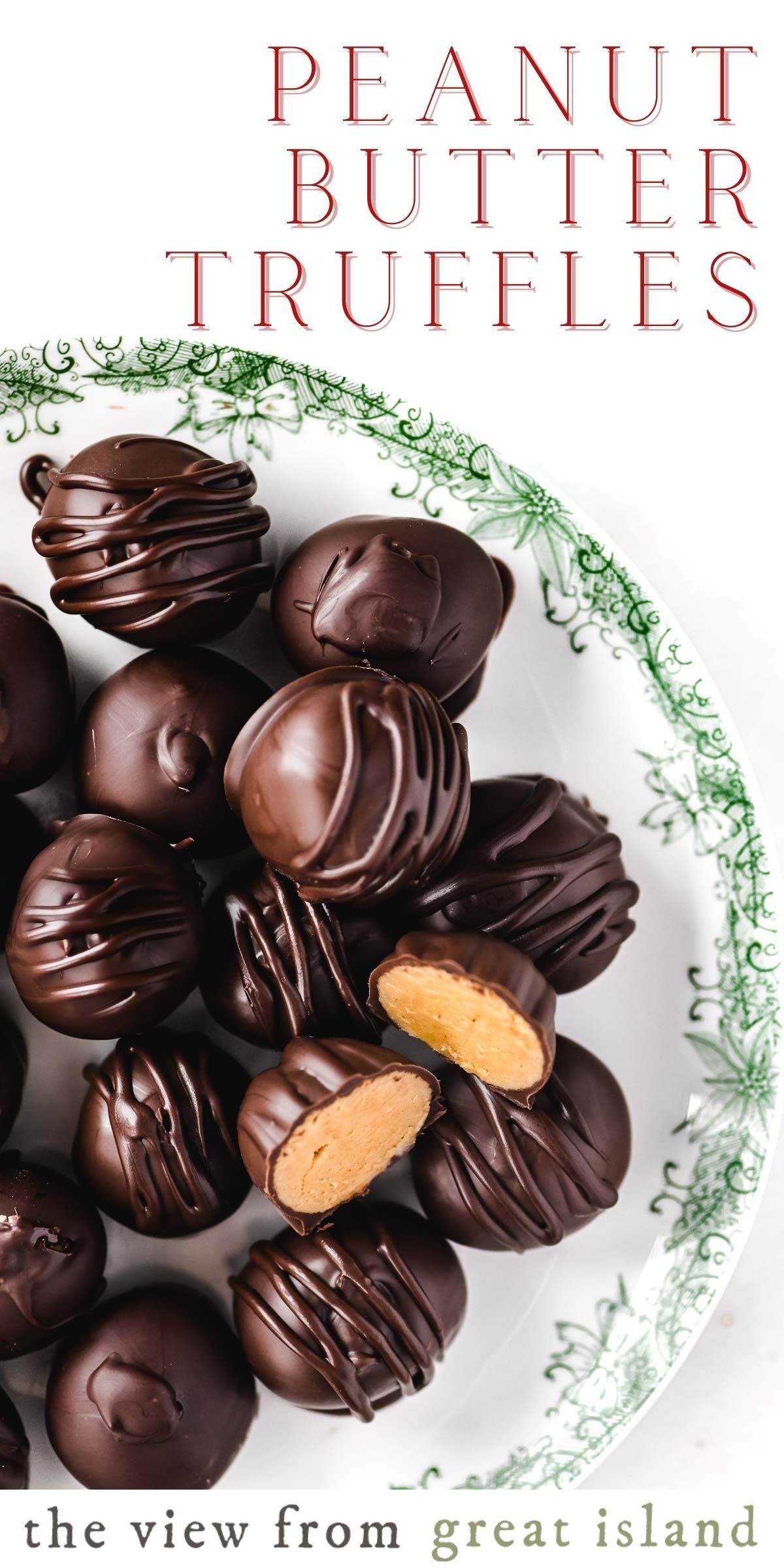 Peanut Butter Truffles • The View from Great Island