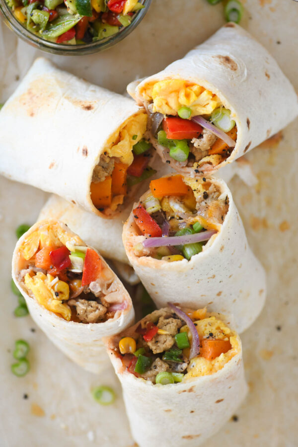 Breakfast Burritos • make ahead and freeze!