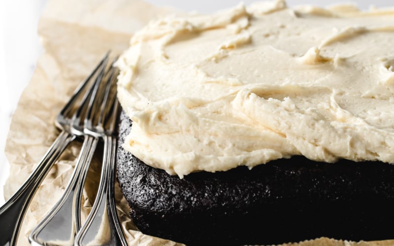 Guinness Cake with Baileys Irish Cream frosting