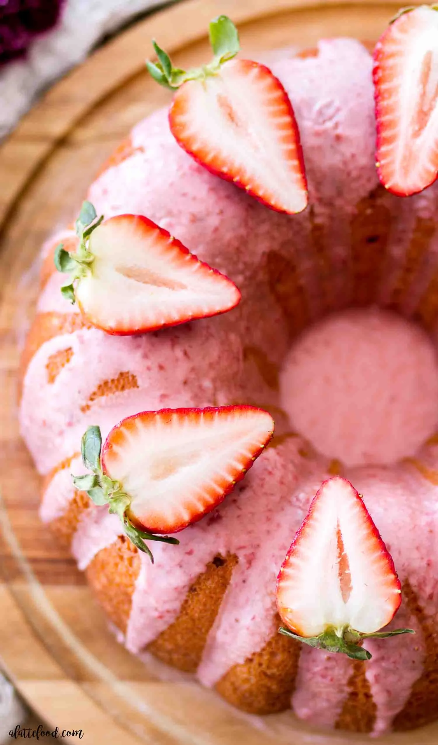 strawberry bundt