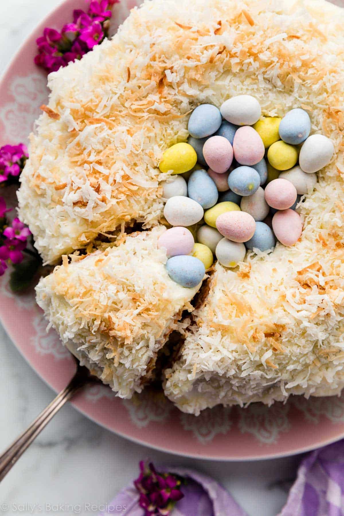coconut Easter bundt cake