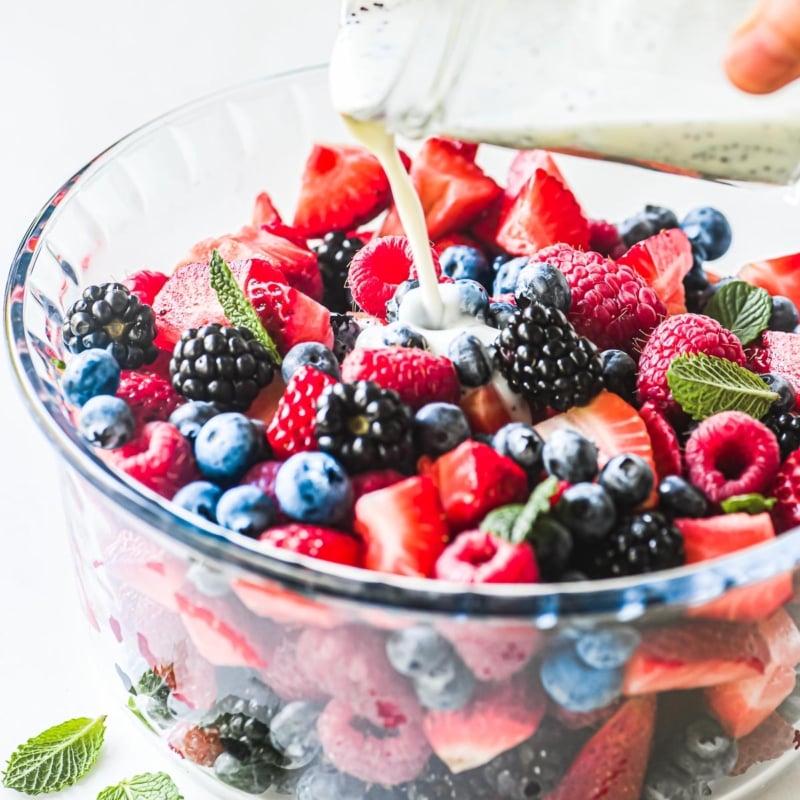 Berry Salad with Poppy Seed Dressing