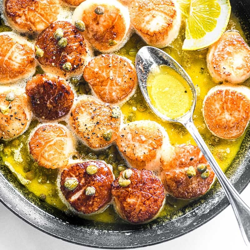 Seared Scallops in Lemon Butter • 20 minutes!