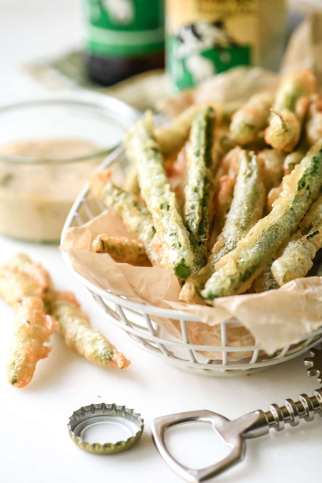 Fried Green Beans • with remoulade sauce!