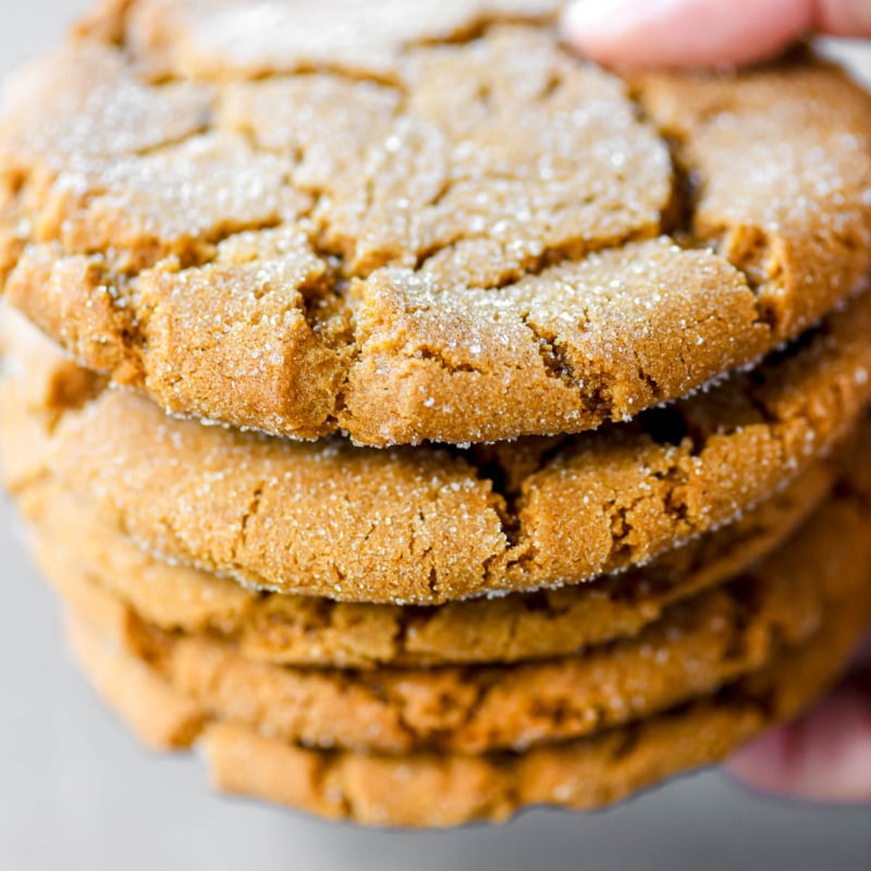 Soft Molasses Cookies • Bakery Style!