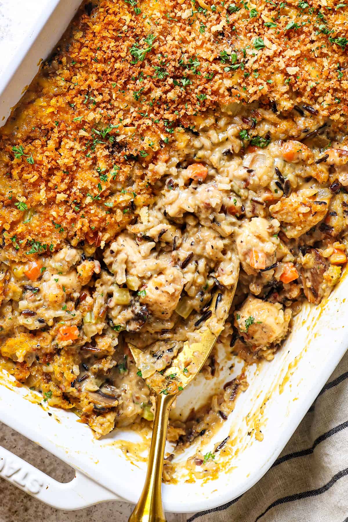 chicken and wild rice casserole