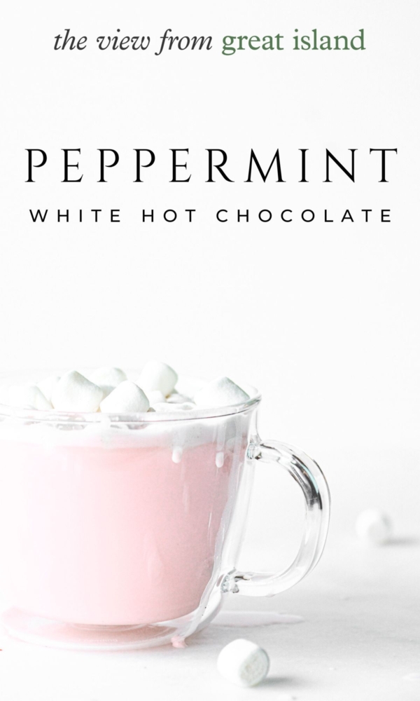 Peppermint White Hot Chocolate Mix • The View from Great Island