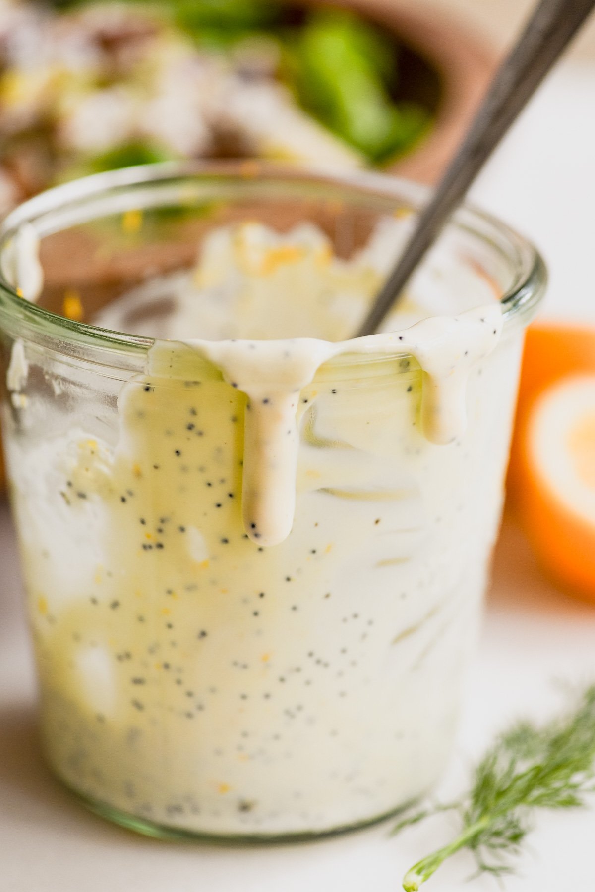 poppy seed lemonaise dressing for Sonoma chicken salad.