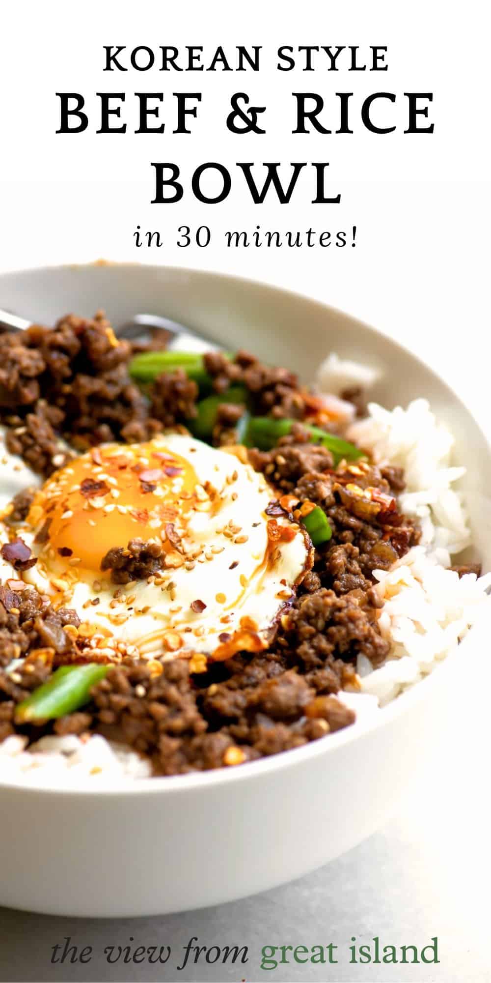 Korean beef rice bowl pin.