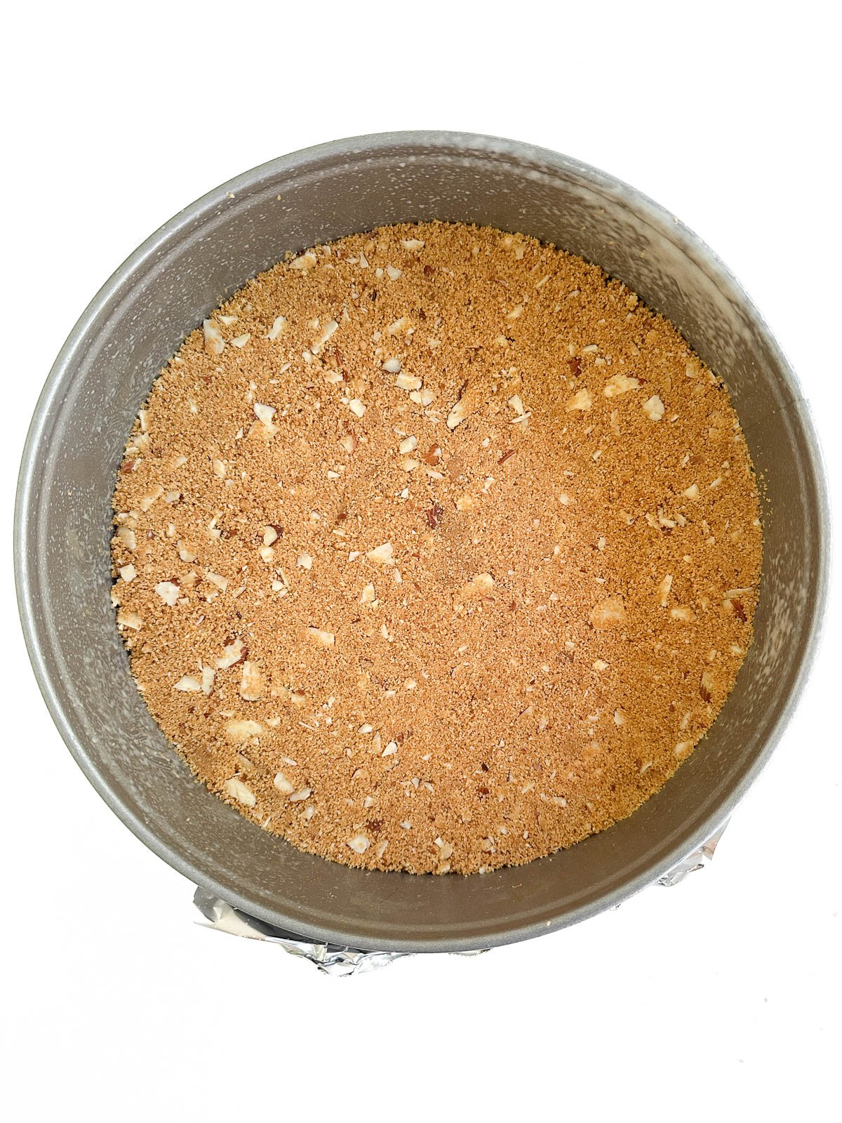 crumb crust in springform pan. 