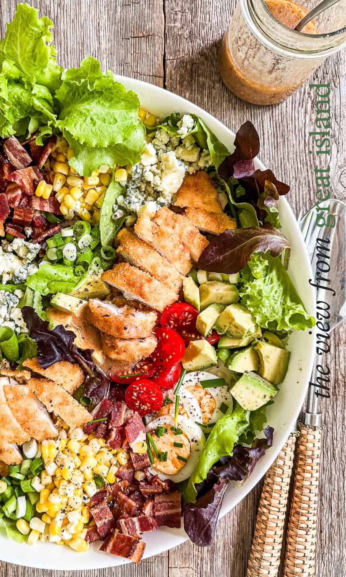 fried chicken cobb salad -2
