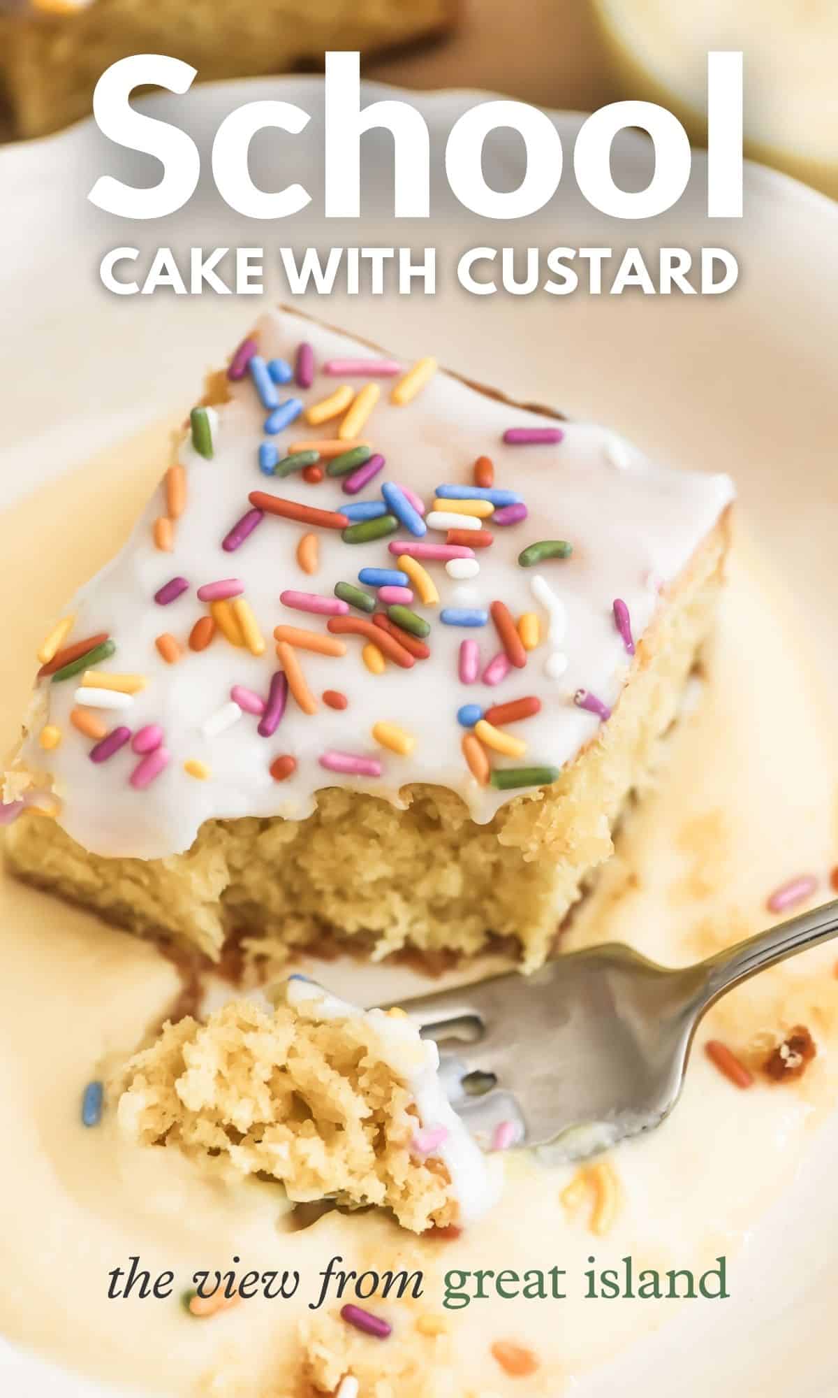 school cake pin