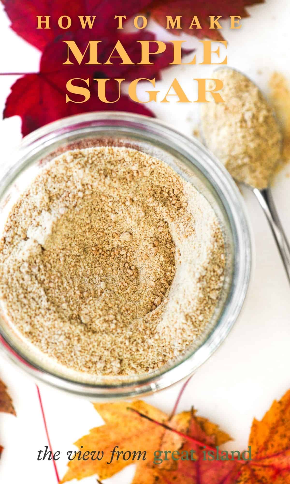maple sugar pin.