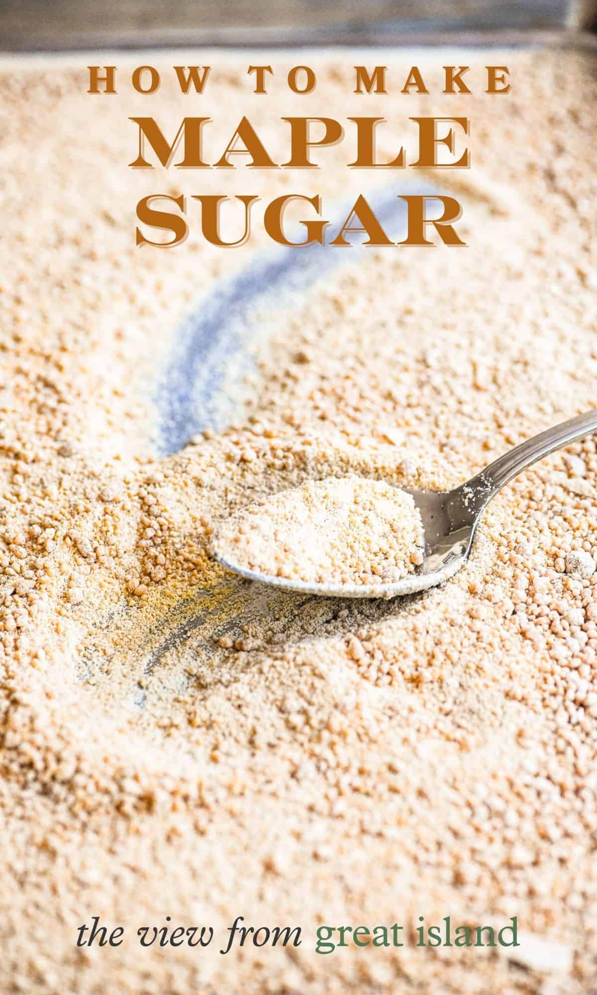 how to make maple sugar pin.
