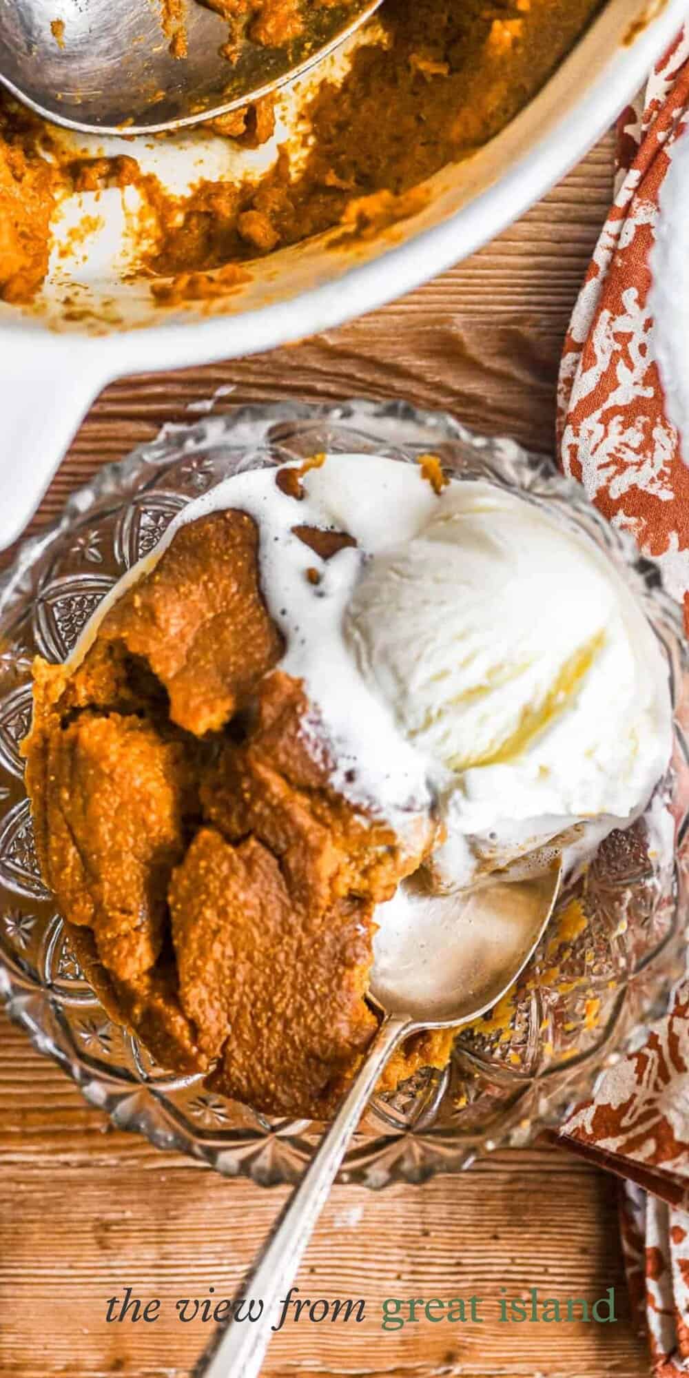 pumpkin Indian Pudding Pin