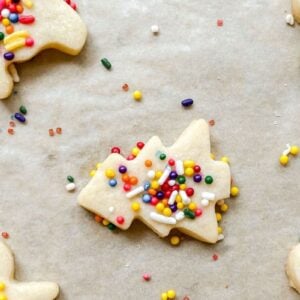 No chill sugar cookies for baking with kids.