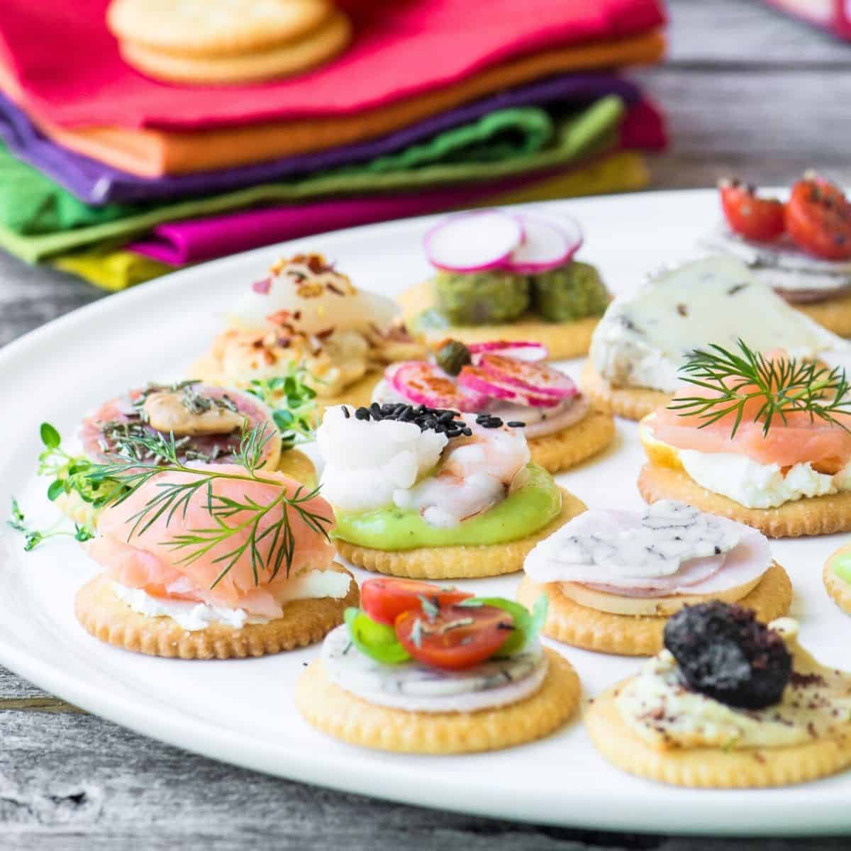 Ritz cracker canapes are one of my favorite afternoon tea recipe!