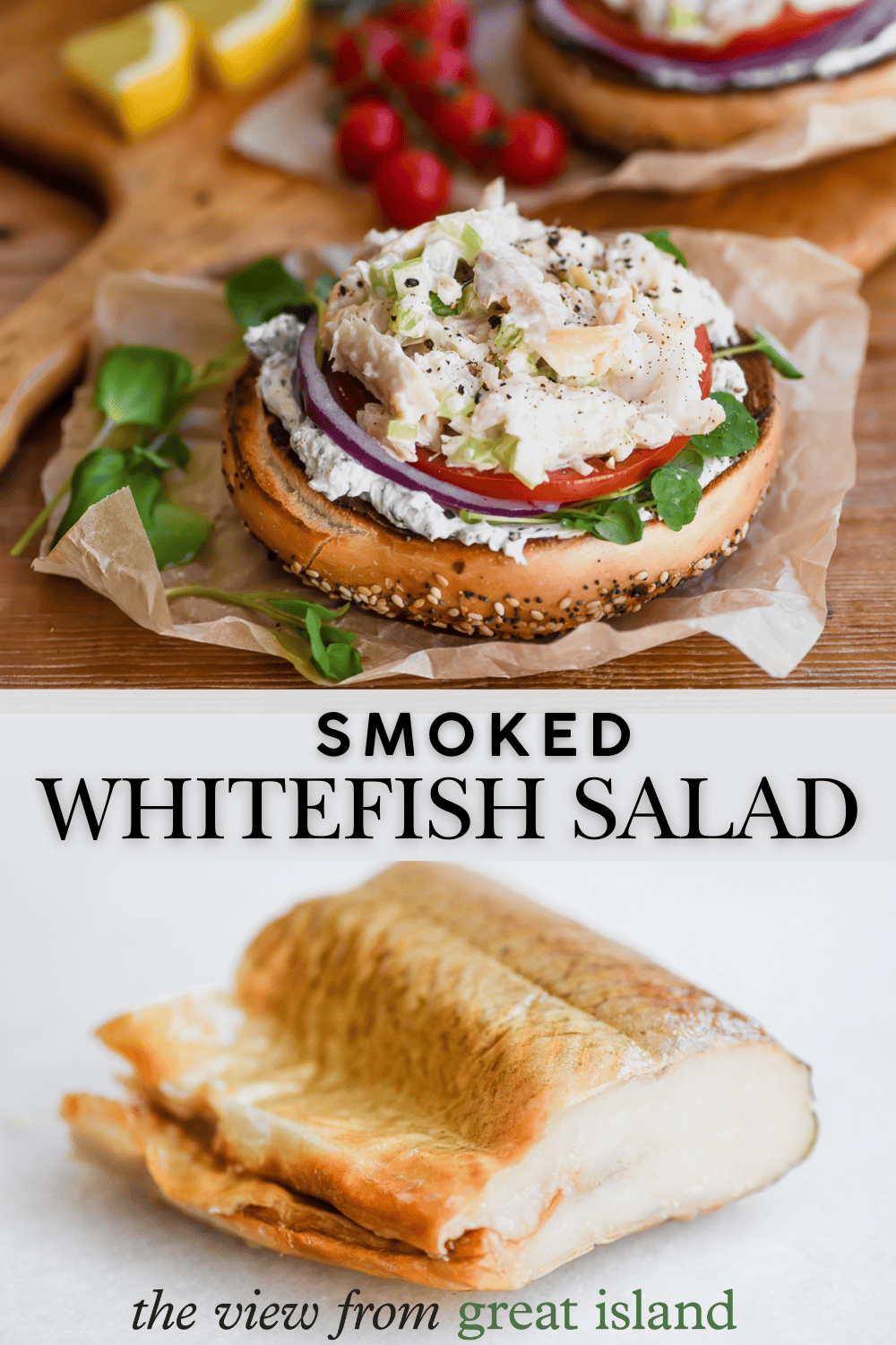 smoked whitefish salad pin