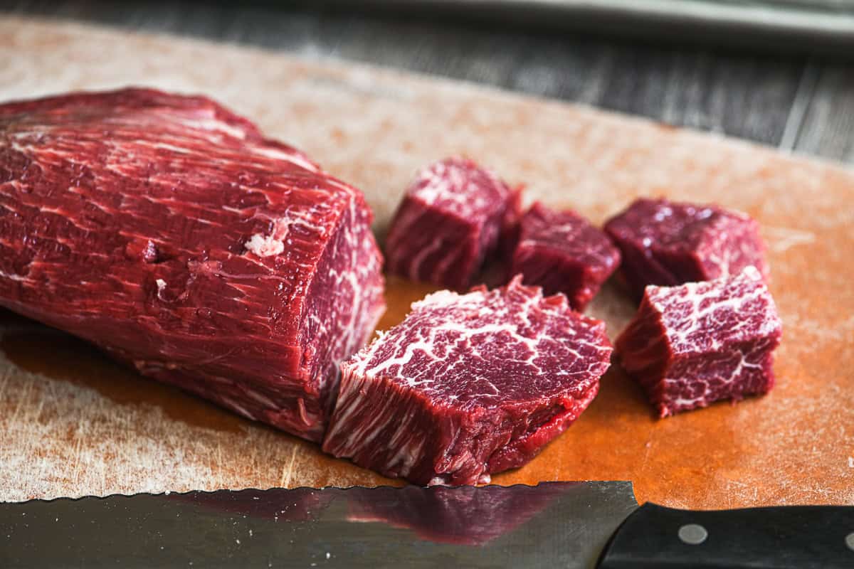 beef tenderloin for fajita skewers
