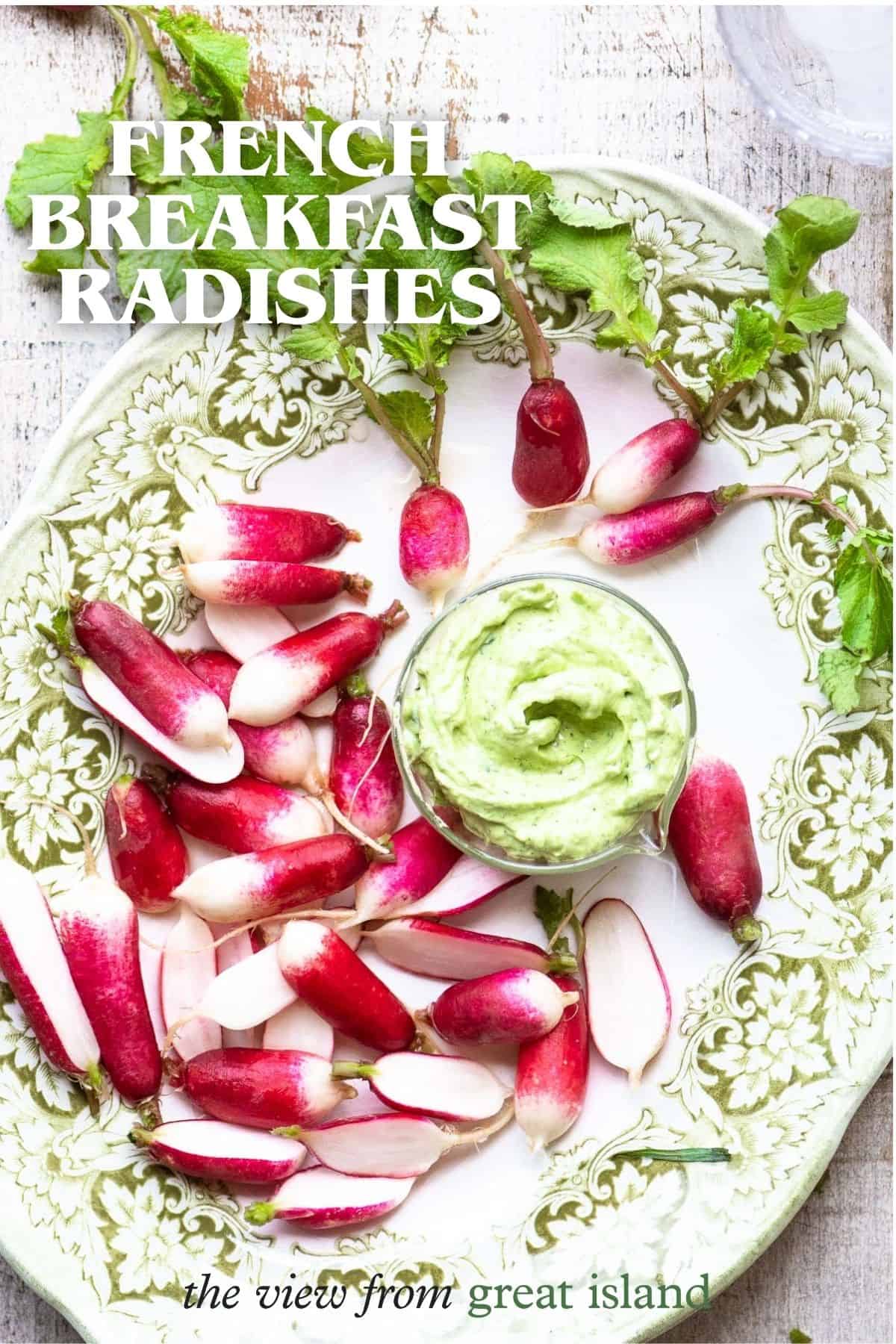 French breakfast radishes pin