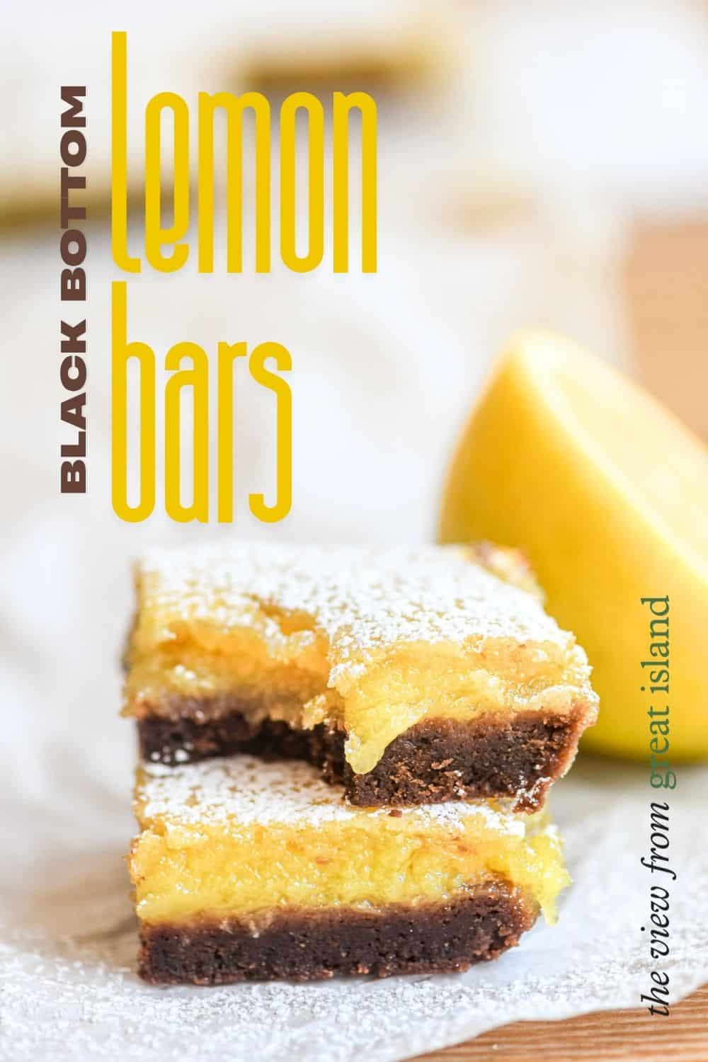 black bottom lemon bars pin.