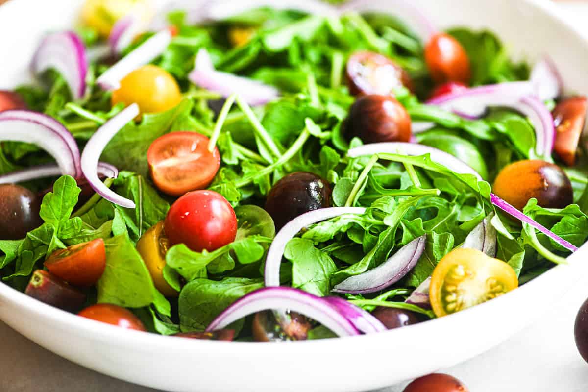arugula for steak salad.
