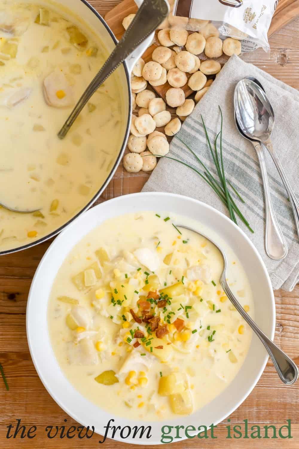fish chowder pin.