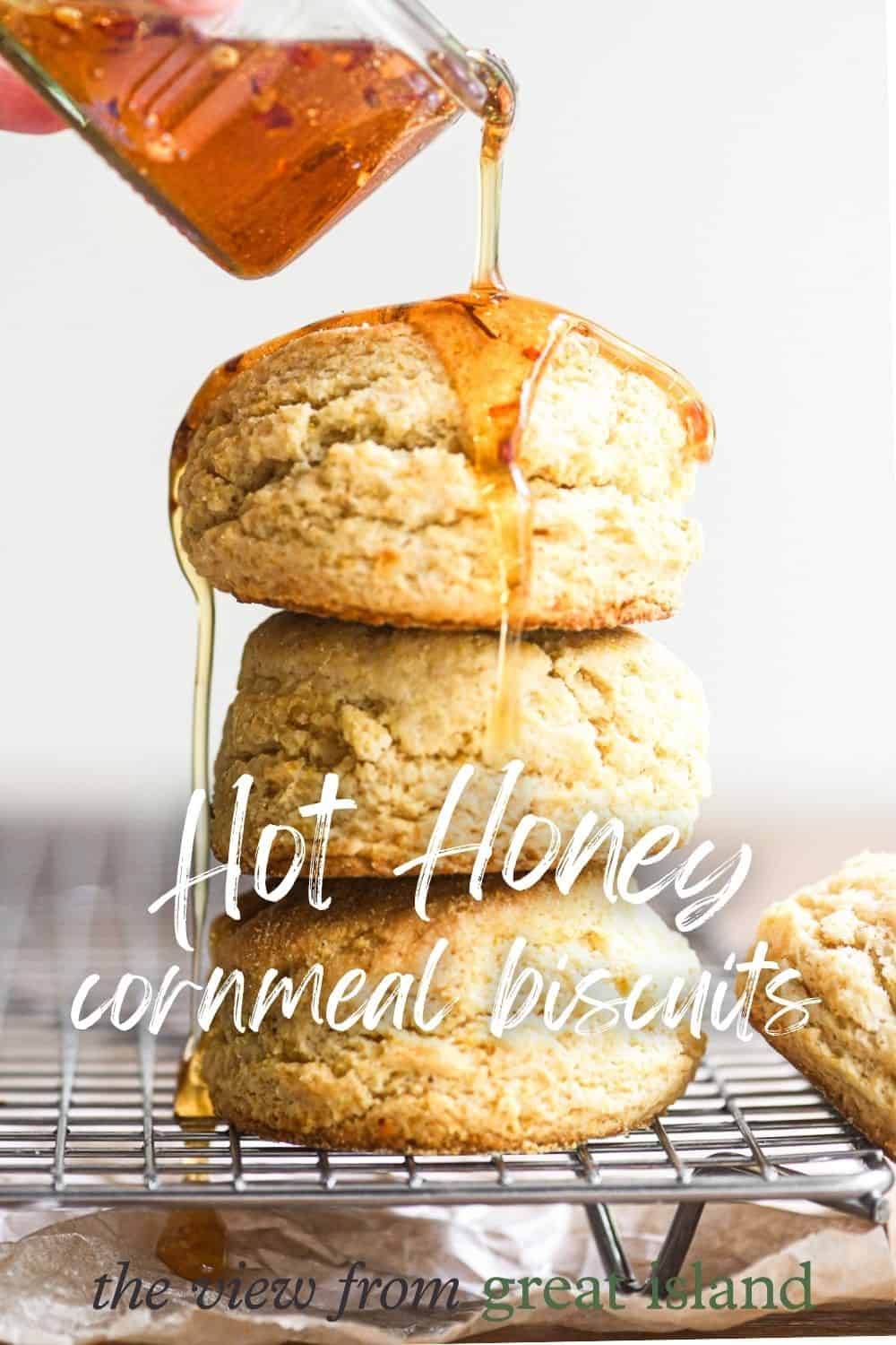 Hot Honey Corn Biscuits pin