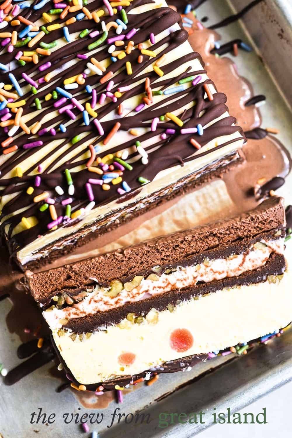 ice cream sundae terrine pin.