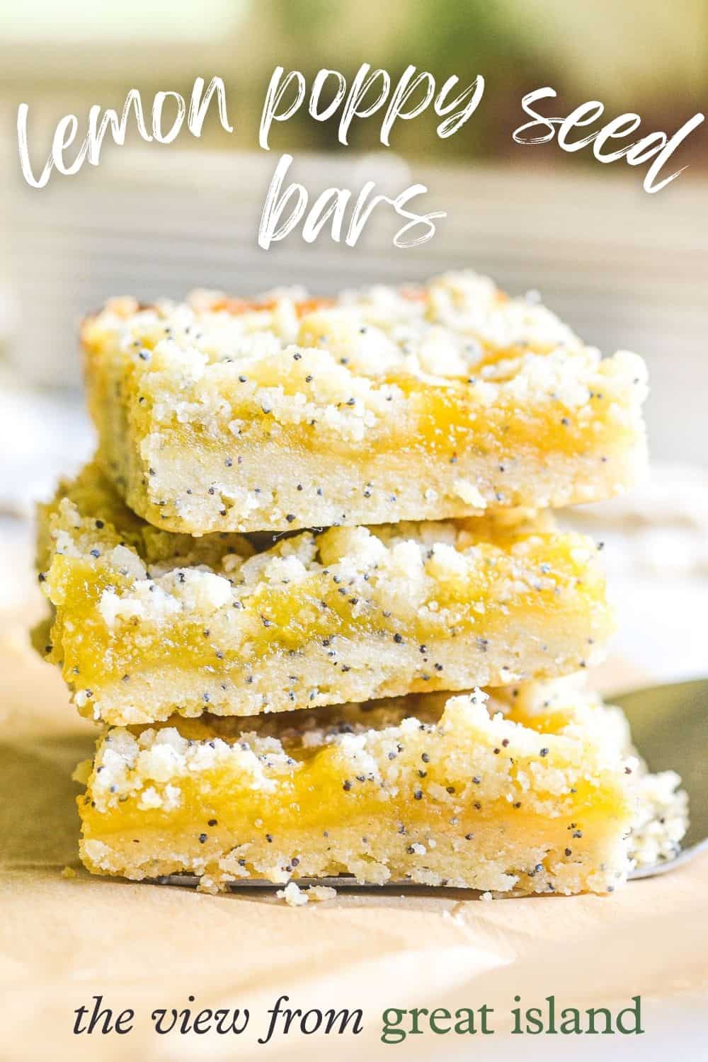 lemon poppy seed bars pin
