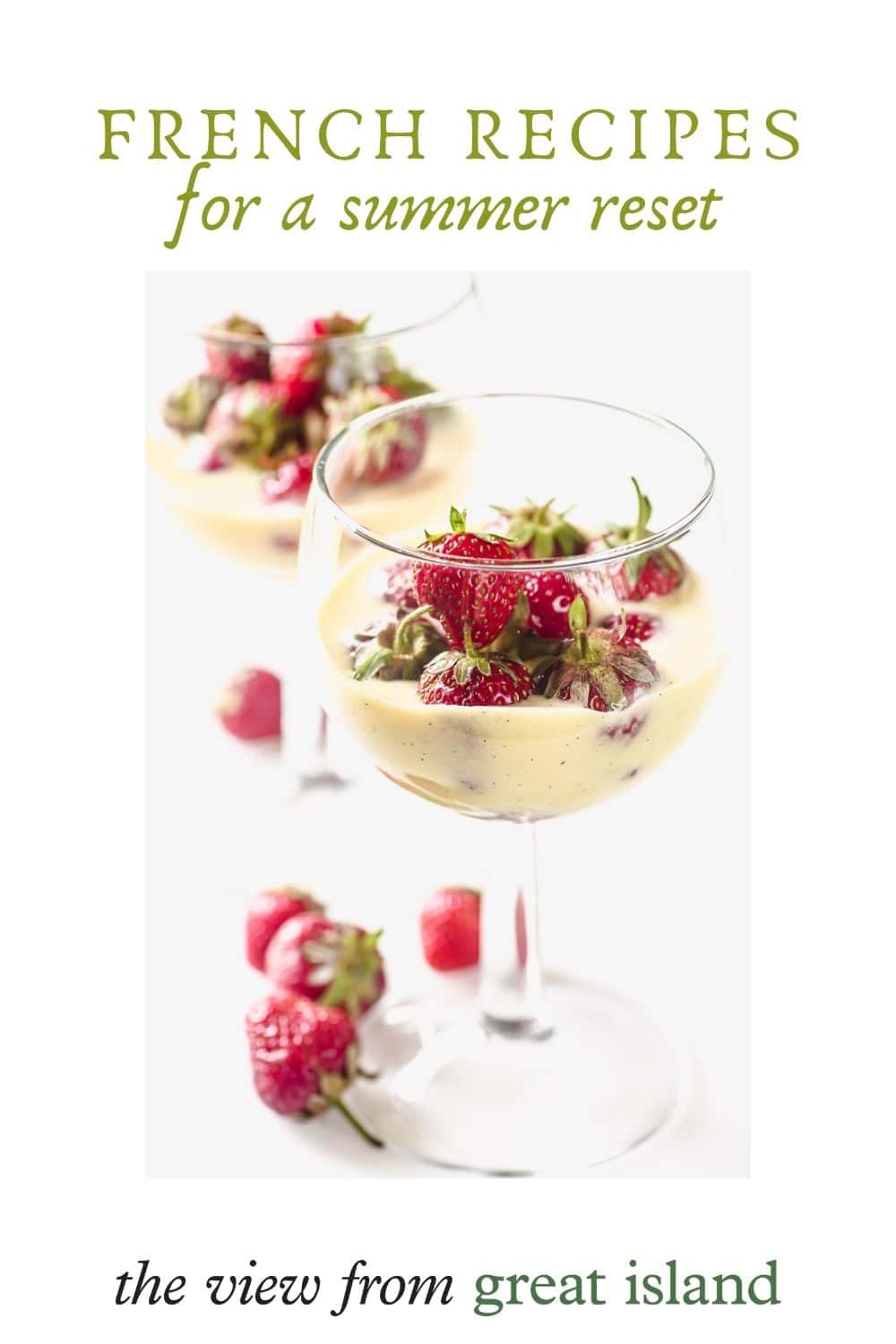 French summer recipes pin.