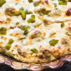A dish of Hatch chile dip.